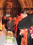 У Житомирі  урочисто зустріли прибуття чесних мощей -  правицю святого великомученика Димитрія Солунського, Мироточивого. 