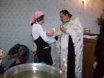 В крестильне Свято-Николаевского собора.