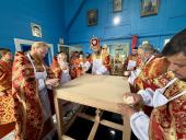 Освячення храму у Вертокиївці: архієрейське богослужіння у свято-Миколаївському храмі.