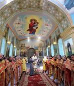 Соборне архієрейське богослужіння у Свято-Успенському соборі м. Житомира.