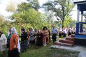 Урочисте богослужіння в селі Нова Котельня.