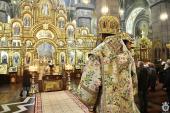 Митрополит Никодим звершив Божественну літургію у кафедральному соборі Житомира