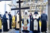 Митрополит Никодим відвідав Вільхівський жіночий монастир та звершив закладку капсули під будівництво нового храму на честь Живоначальної Пресвятої Трійці.