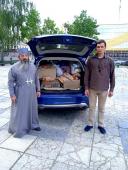У День Святого Духа від Свято-Миколаївського собору Бердичева відправили черговий гуманітарний вантаж до Центрального пункту збору допомоги 